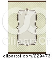 Royalty Free RF Clipart Illustration Of An Ornate Frame On An Invitation 4