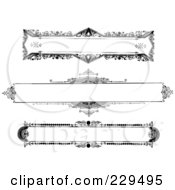 Royalty Free RF Clipart Illustration Of A Digital Collage Of Ornate Frames 2