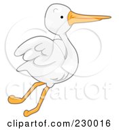 Poster, Art Print Of Cute Flying Pelican