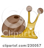 Poster, Art Print Of Jolly Snail