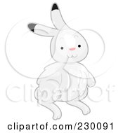 Poster, Art Print Of Cute Arctic Rabbit
