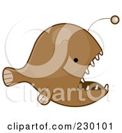 Cute Brown Anglerfish