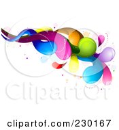 Poster, Art Print Of Colorful Rainbow Splash - 7