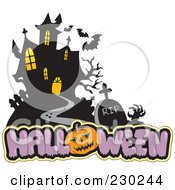 Poster, Art Print Of Haunted Mansion Halloween Greeting - 2