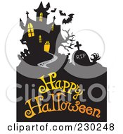 Poster, Art Print Of Haunted Mansion Halloween Greeting - 3