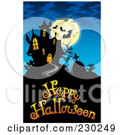 Poster, Art Print Of Haunted Mansion Halloween Greeting - 4