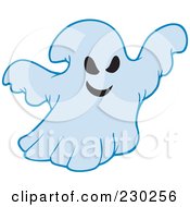 Spooky Blue Ghost