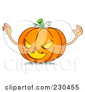 Poster, Art Print Of Scary Halloween Pumpkin