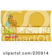 Poster, Art Print Of Mayan King With Rope