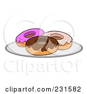 Poster, Art Print Of Plate Of Donuts