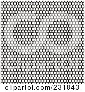 Background Of Seamless Metal Mesh Over White
