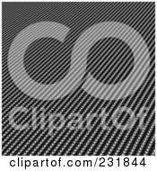 Royalty Free RF Clipart Illustration Of A Carbon Fiber Background With A Curve Perspective 3