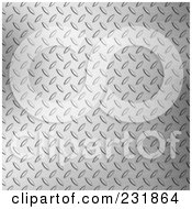 Royalty Free RF Clipart Illustration Of A Diamond Plate Texture Background 3