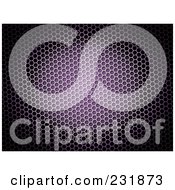 Royalty Free RF Clipart Illustration Of A Purple Grid Background