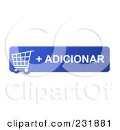 Blue Adicionar Shopping Cart Button