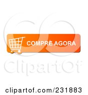 Poster, Art Print Of Orange Compre Agora Buy Now Shopping Cart Button
