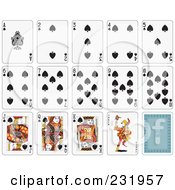 Poster, Art Print Of House Of Spade Playing Cards
