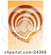 Poster, Art Print Of Abstract Downwards View Of A Spiraling Staircase All The Way Down To The First Floor
