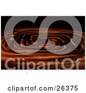 Clipart Illustration Of A Background Of Brown Chocolate Or Water Rippling by KJ Pargeter