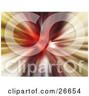 Clipart Illustration Of A Colorful Background Of A Burst Of Red Purple White And Yellow Light