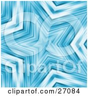Clipart Illustration Of A Blue Background With Repeating Stars