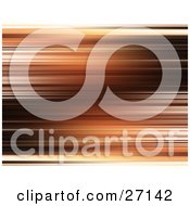 Clipart Illustration Of A Blurred Brown And Orange Background Of Light