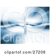 Clipart Illustration Of Water Dropping Into A Pool With Blurred Motion