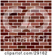 Red Brick Wall Background Pattern