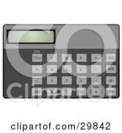Poster, Art Print Of Solar Calculator With A Display And Buttons