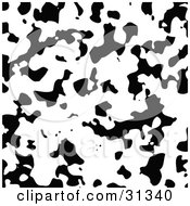 Clipart Illustration Of A Black And White Spotted Dalmatian Patterned Background