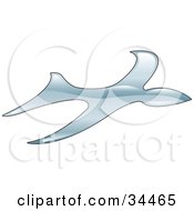 Clipart Illustration Of A Swift Bird Flying