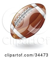 Poster, Art Print Of Hovering American Football