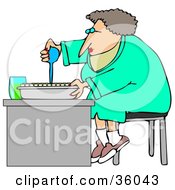 Poster, Art Print Of Female Scientist Sitting On A Stool And Filling Sample Tubes For Scientific Research