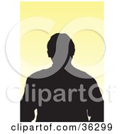 Poster, Art Print Of Avatar Of A Silhouetted Man