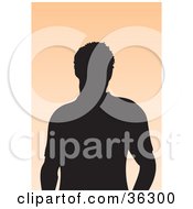 Clipart Illustration Of An Avatar Of A Silhouetted Guy