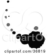 Clipart Illustration Of A Splatter Of Dots by OnFocusMedia