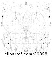 Clipart Illustration Of A Faint Lined Grunge Textured Background