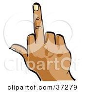 Poster, Art Print Of Hand Flipping Someone Off