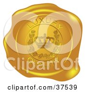Golden Shiny Luxury Quality Wax Seal