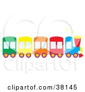 Poster, Art Print Of Colorful Train