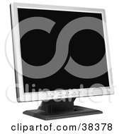 Small Flat Screened Computer Monitor