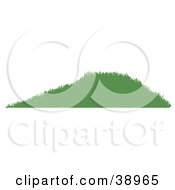 Poster, Art Print Of Grassy Green Silhouetted Hill