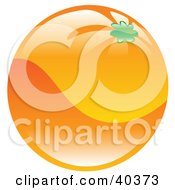 Poster, Art Print Of Shiny Organic Orange