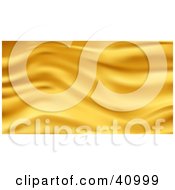 Poster, Art Print Of Background Of Gold Wavy Silk