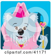 Poster, Art Print Of Koala Bear Princess Character