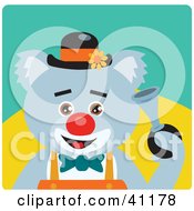 Poster, Art Print Of Koala Bear Clown Character