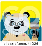 Poster, Art Print Of Giant Panda Bear Painter Character