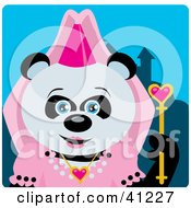 Poster, Art Print Of Giant Panda Princess Bear Character