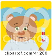 Poster, Art Print Of Scientist Teddy Bear Character