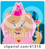 Poster, Art Print Of Teddy Bear Princess Character